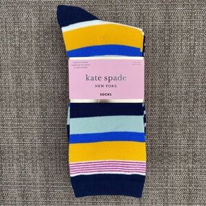 KATE SPADE Cotton Blend Crew Socks - CREW MULTI (3 pack)